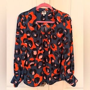 IVY JANE M Pullover Boutique Blouse Graphic Print